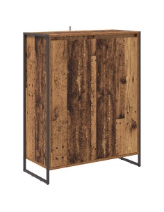 Mobile per scarpe con porta Legno vecchio 79 x 36 x 100 cm 2