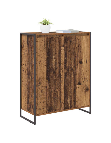 Mobile per scarpe con porta Legno vecchio 79 x 36 x 100 cm