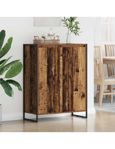 Mobile per scarpe con porta Legno vecchio 79 x 36 x 100 cm