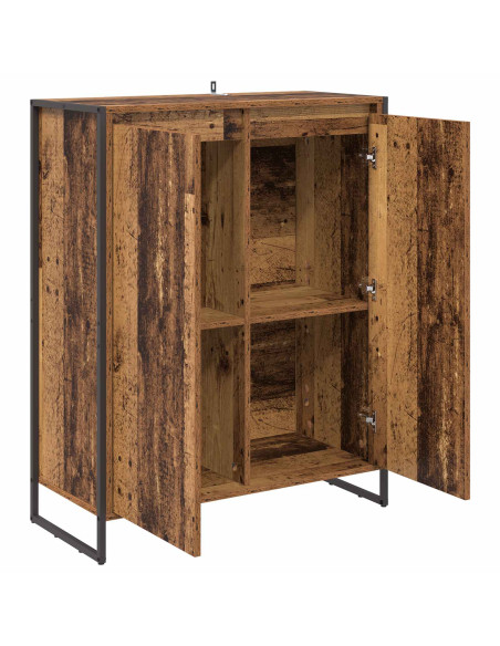 Mobile per scarpe con porta Legno vecchio 79 x 36 x 100 cm