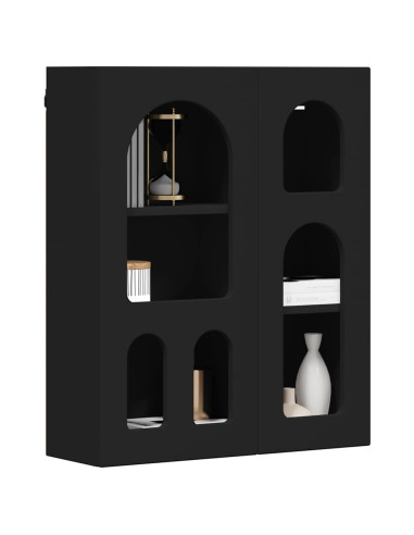 Armadio pensile Nero 59 x 20 x 71.5 cm Legno multistrato