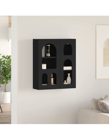 Armadio pensile Nero 59 x 20 x 71.5 cm Legno multistrato