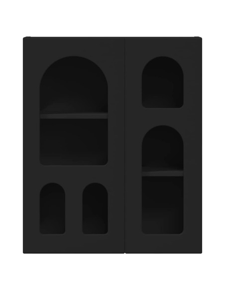 Armadio pensile Nero 59 x 20 x 71.5 cm Legno multistrato