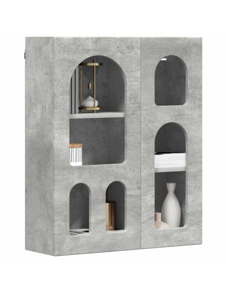 Armadio pensile Grigio cemento 59 x 20 x 71.5 cm