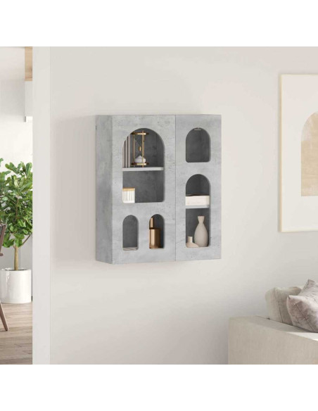 Armadio pensile Grigio cemento 59 x 20 x 71.5 cm