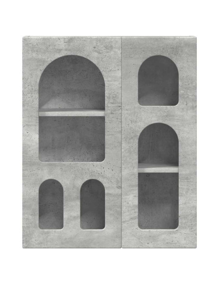 Armadio pensile Grigio cemento 59 x 20 x 71.5 cm