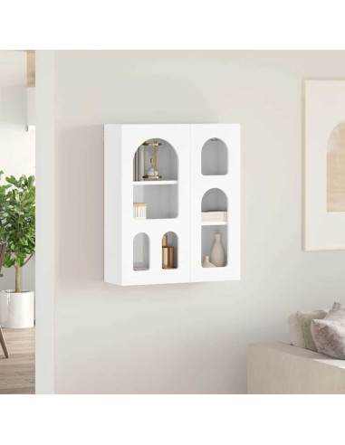 Armadio pensile con lo scaffale Bianco Lucido 59 x 20 x 71.5 cm