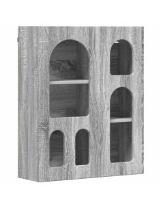 Armadio pensile con lo scaffale Grigio Sonoma 59 x 20 x 71.5 cm 2