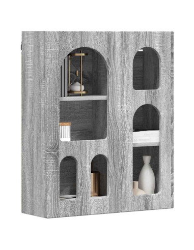 Armadio pensile con lo scaffale Grigio Sonoma 59 x 20 x 71.5 cm