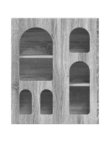 Armadio pensile con lo scaffale Grigio Sonoma 59 x 20 x 71.5 cm