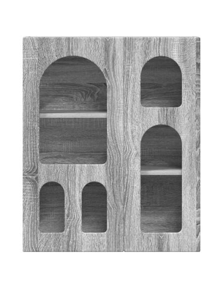 Armadio pensile con lo scaffale Grigio Sonoma 59 x 20 x 71.5 cm