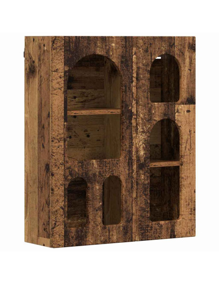 Armadio pensile con lo scaffale Legno vecchio 59 x 20 x 71.5 cm