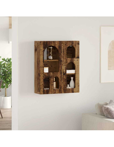 Armadio pensile con lo scaffale Legno vecchio 59 x 20 x 71.5 cm