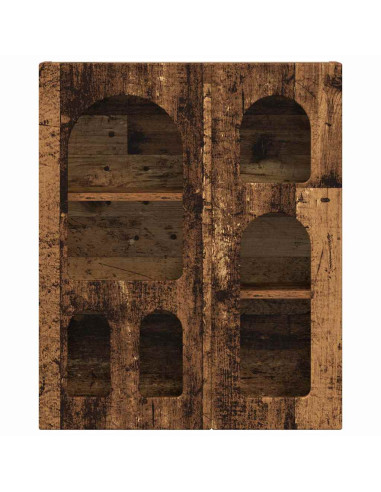 Armadio pensile con lo scaffale Legno vecchio 59 x 20 x 71.5 cm