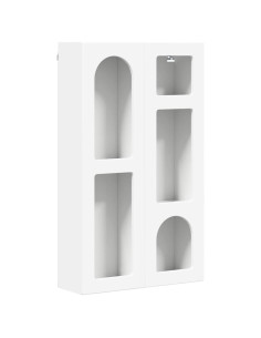 Armadio pensile Bianco 59 x 20 x 100 cm Legno multistrato 2