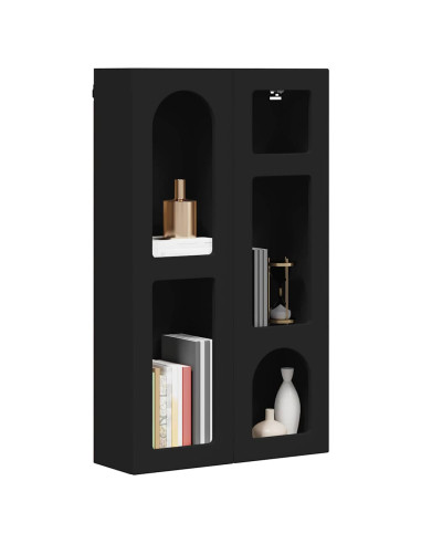 Armadio pensile Nero 59 x 20 x 100 cm Legno multistrato