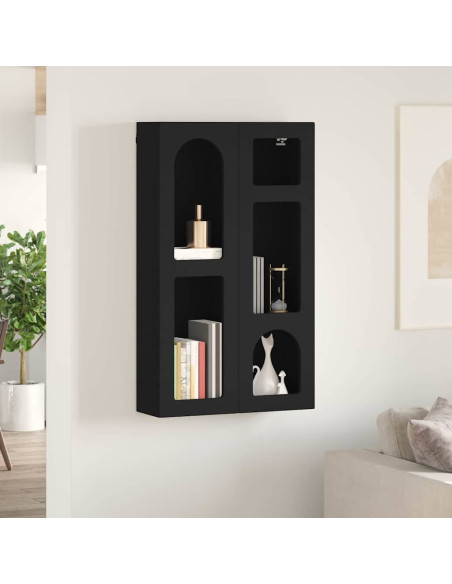 Armadio pensile Nero 59 x 20 x 100 cm Legno multistrato