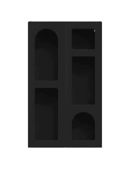 Armadio pensile Nero 59 x 20 x 100 cm Legno multistrato