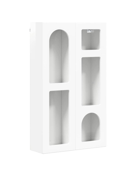 Armadio pensile con lo scaffale Bianco Lucido 59 x 20 x 100 cm