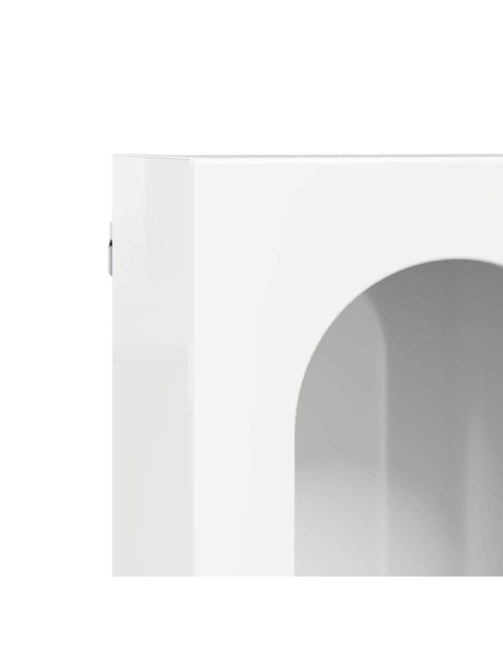 Armadio pensile con lo scaffale Bianco Lucido 59 x 20 x 100 cm