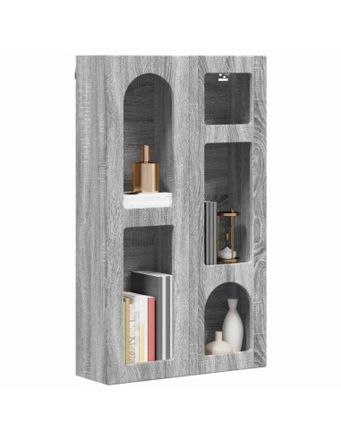 Armadio pensile con lo scaffale Grigio Sonoma 59 x 20 x 100 cm