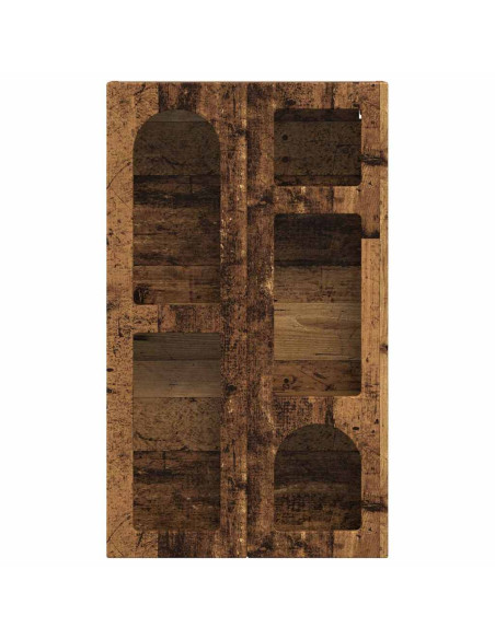 Armadio pensile con lo scaffale Legno vecchio 59 x 20 x 100 cm