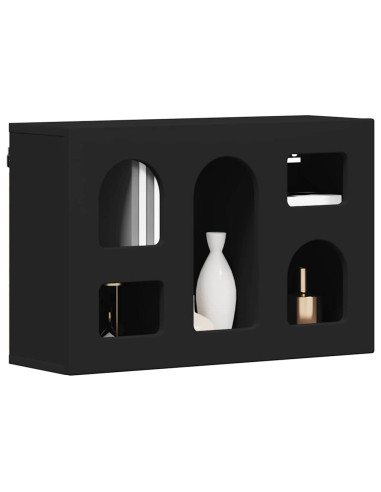 Armadio pensile Nero 60 x 20 x 40 cm Legno multistrato
