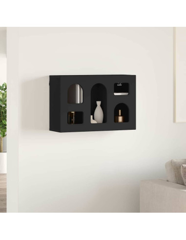 Armadio pensile Nero 60 x 20 x 40 cm Legno multistrato
