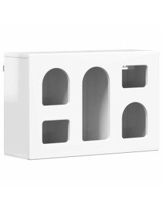 Armadio pensile Bianco Lucido 60 x 20 x 40 cm Legno multistrato 2