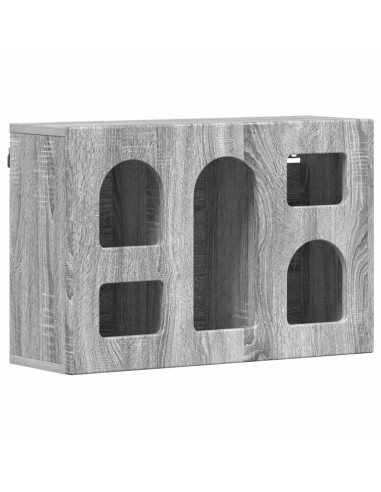 Armadio pensile Grigio Sonoma 60 x 20 x 40 cm Legno multistrato