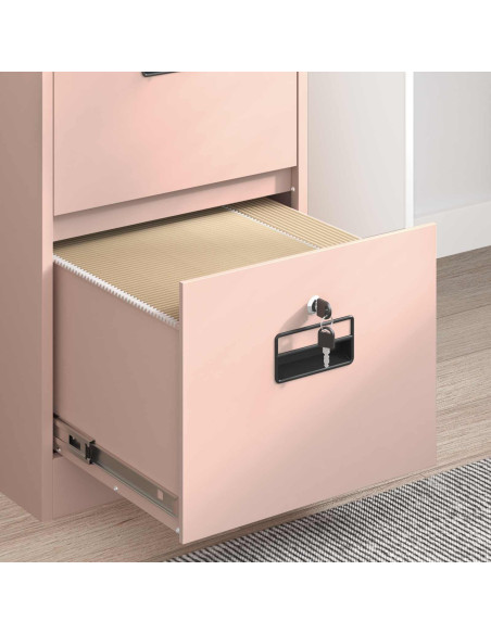 Armadio per File con cassetto Rosa 44 x 50 x 106.5 cm