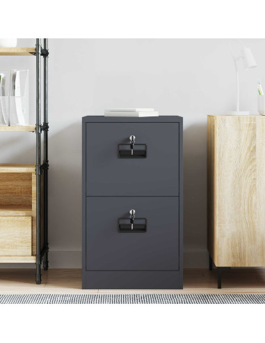 Armadio per File con cassetto Antracite 44 x 50 x 106.5 cm