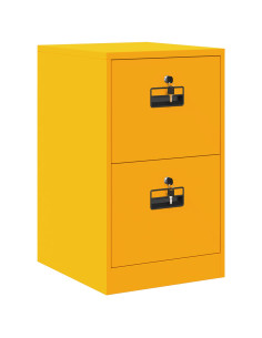 Armadio per File con cassetto Giallo senape 44 x 50 x 106.5 cm 2
