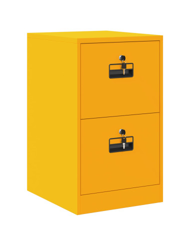 Armadio per File con cassetto Giallo senape 44 x 50 x 106.5 cm