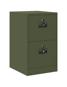 Armadio per File con cassetto Verde oliva 44 x 50 x 106.5 cm 2