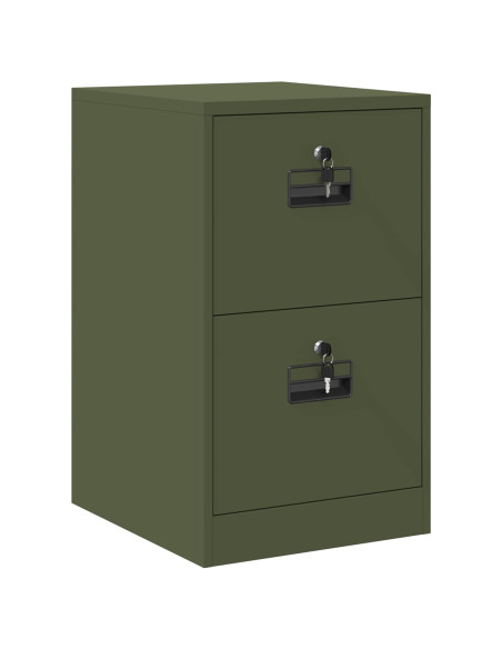 Armadio per File con cassetto Verde oliva 44 x 50 x 106.5 cm