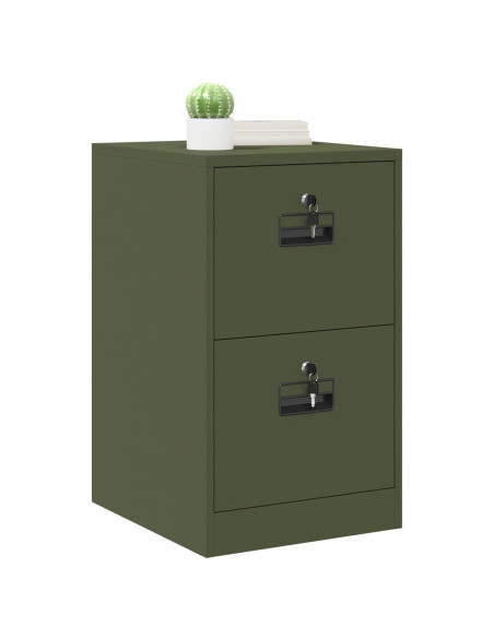 Armadio per File con cassetto Verde oliva 44 x 50 x 106.5 cm