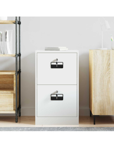 Armadio per File con cassetto Bianco 44 x 50 x 106.5 cm