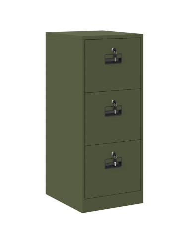 Armadio per File con cassetto Verde oliva 44 x 50 x 106.5 cm