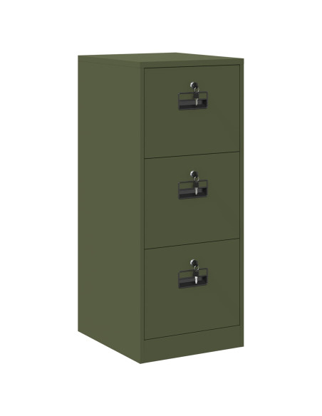 Armadio per File con cassetto Verde oliva 44 x 50 x 106.5 cm