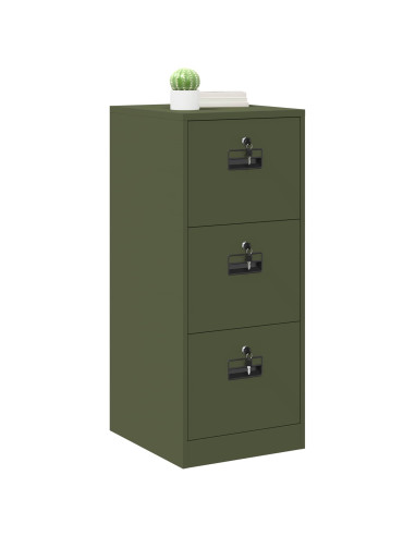 Armadio per File con cassetto Verde oliva 44 x 50 x 106.5 cm