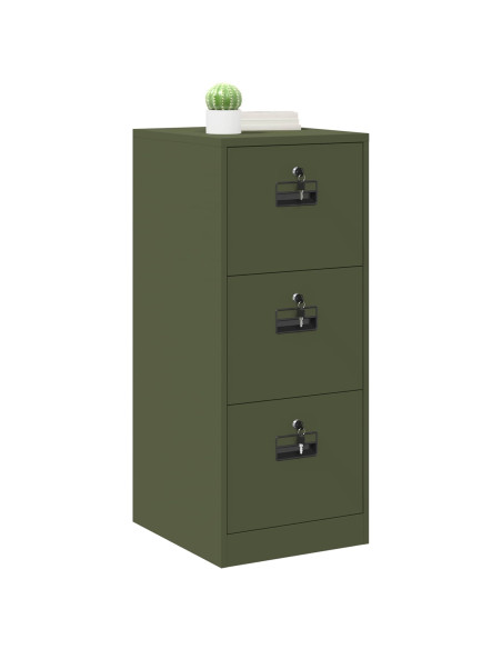 Armadio per File con cassetto Verde oliva 44 x 50 x 106.5 cm