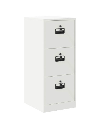 Armadio per File con cassetto Bianco 44 x 50 x 106.5 cm