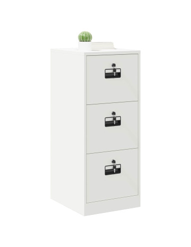 Armadio per File con cassetto Bianco 44 x 50 x 106.5 cm