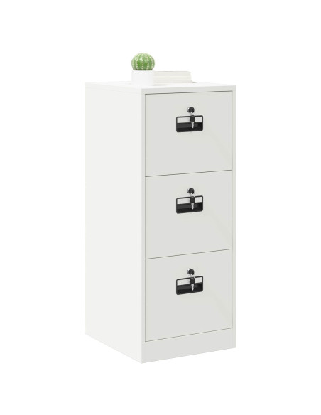 Armadio per File con cassetto Bianco 44 x 50 x 106.5 cm