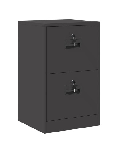 Armadio per File con cassetto Nero 44 x 50 x 106.5 cm