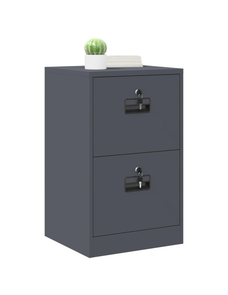 Armadio per File con cassetto Antracite 44 x 50 x 106.5 cm