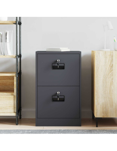Armadio per File con cassetto Antracite 44 x 50 x 106.5 cm