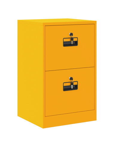 Armadio per File con cassetto Giallo senape 44 x 50 x 106.5 cm
