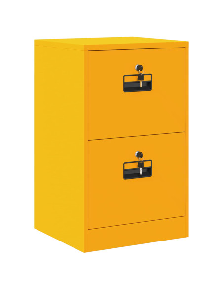 Armadio per File con cassetto Giallo senape 44 x 50 x 106.5 cm